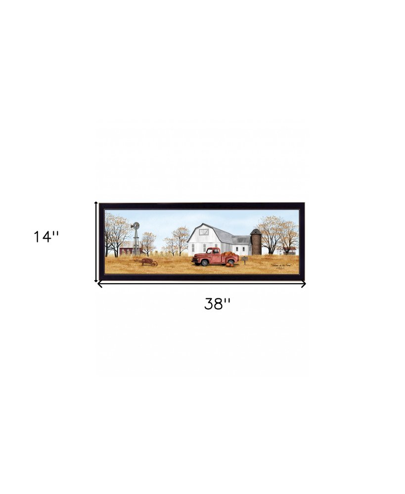 Autumn on the Farm Black Framed Print Wall Art — view 4