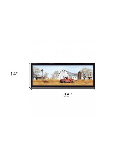 Autumn on the Farm Black Framed Print Wall Art HomeRoots