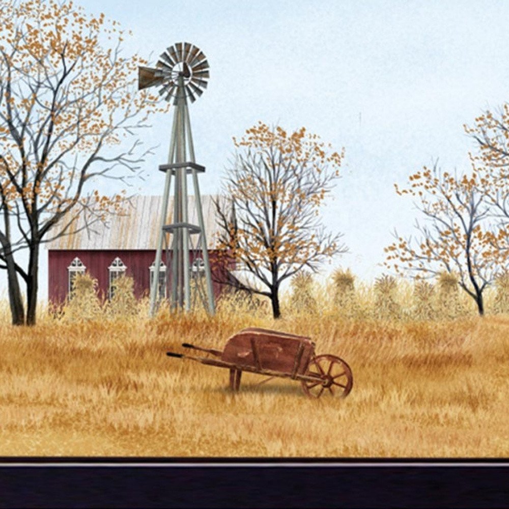 Autumn on the Farm Black Framed Print Wall Art — view 5