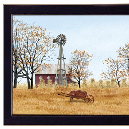 Autumn on the Farm Black Framed Print Wall Art HomeRoots