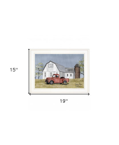 Spring Rain 2 White Framed Print Wall Art HomeRoots