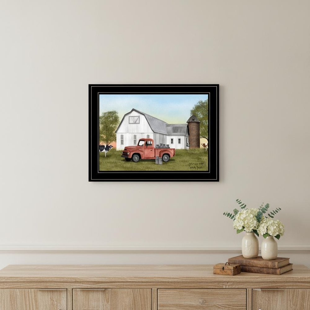YAll Need Milk 3 Black Framed Print Wall Art — view 1