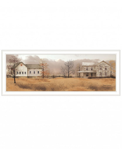 Peaceful Homestead 1 White Framed Print Wall Art HomeRoots