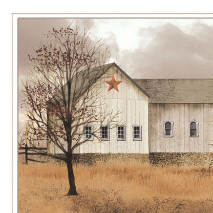 Peaceful Homestead 1 White Framed Print Wall Art HomeRoots