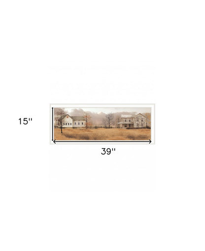 Peaceful Homestead 1 White Framed Print Wall Art HomeRoots