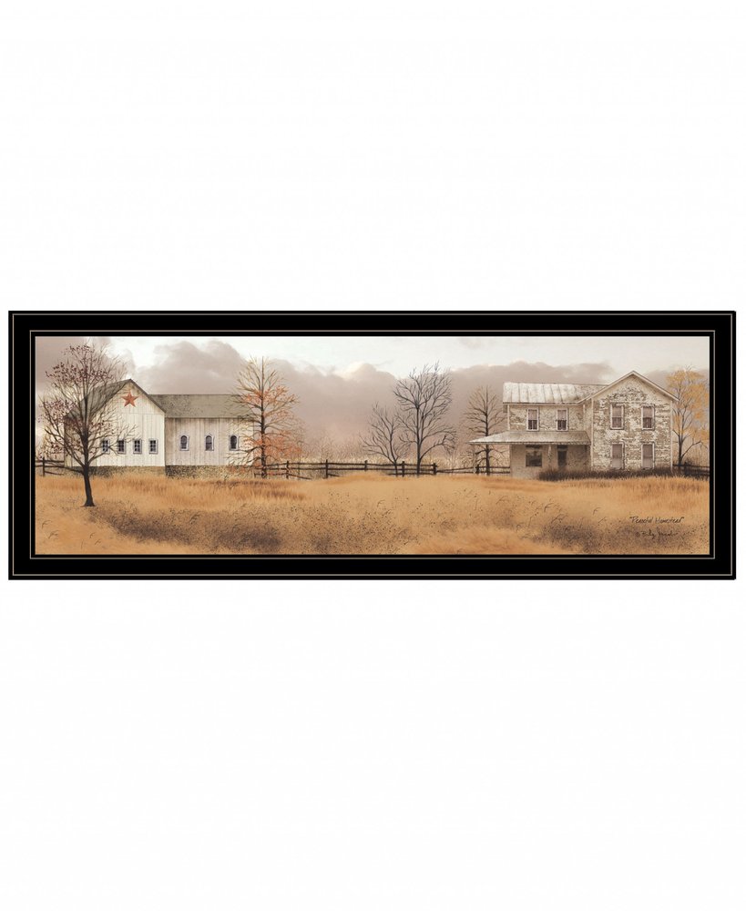 Peaceful Homestead 1 White Framed Print Wall Art HomeRoots