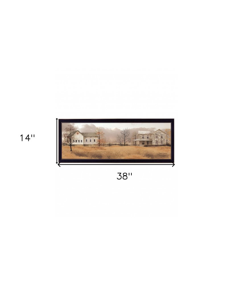 Peaceful Homestead 3 Black Framed Print Wall Art — view 5