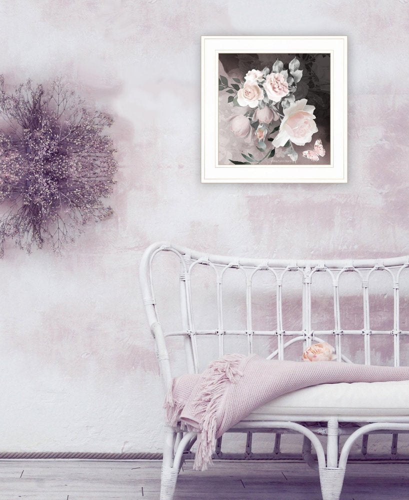Noir Roses IV 3 White Framed Print Wall Art HomeRoots