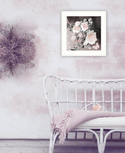 Noir Roses IV 3 White Framed Print Wall Art HomeRoots