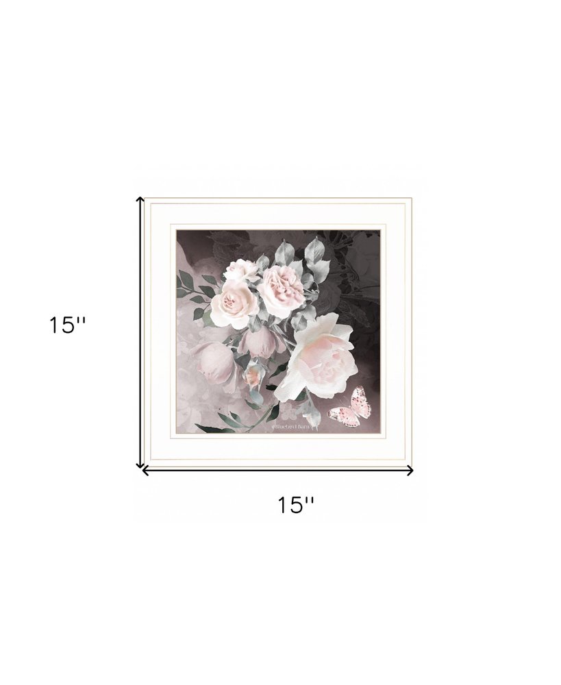 Noir Roses IV 3 White Framed Print Wall Art HomeRoots