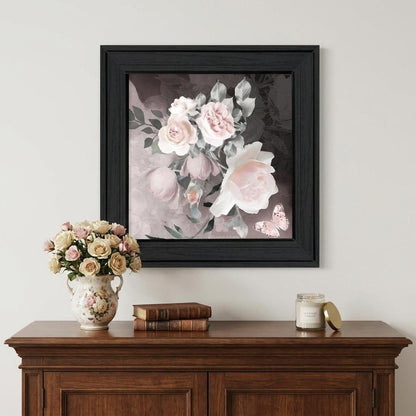 Noir Roses IV 4 Black Framed Wall Art HomeRoots