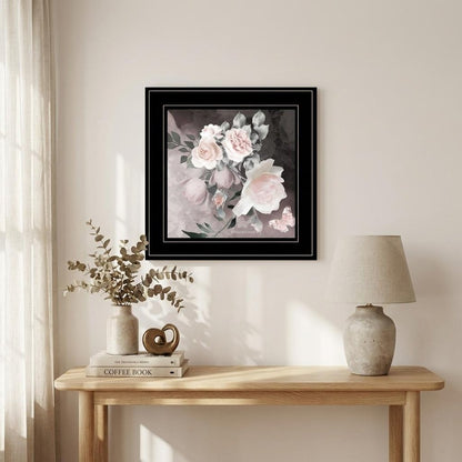 Noir Roses IV 3 White Framed Print Wall Art HomeRoots