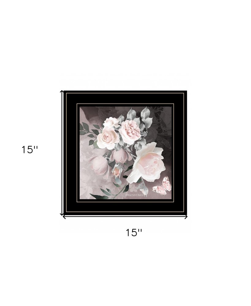 Noir Roses IV 3 White Framed Print Wall Art HomeRoots