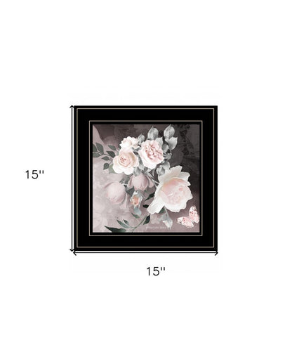 Noir Roses IV 3 White Framed Print Wall Art HomeRoots