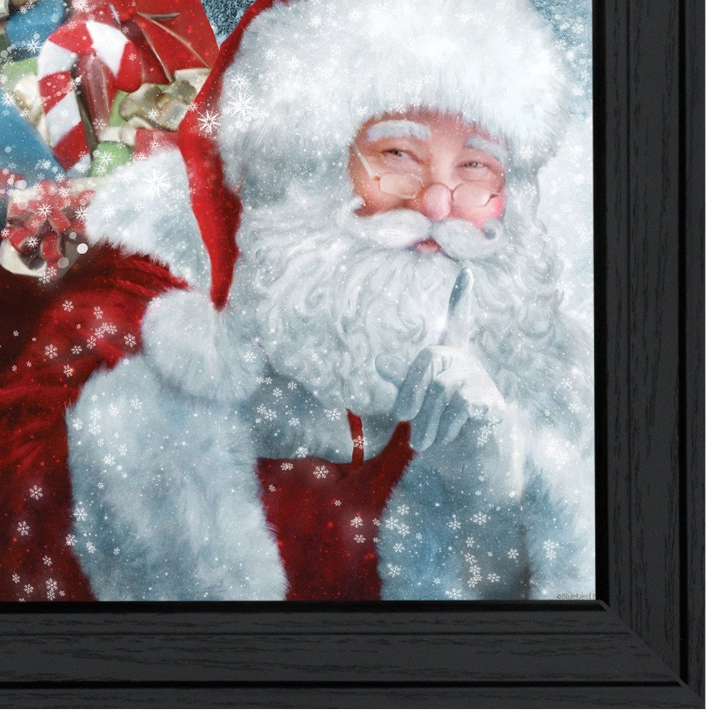 Santas Presents 3 Black Framed Print Wall Art HomeRoots