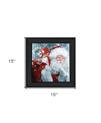Santas Presents 3 Black Framed Print Wall Art HomeRoots