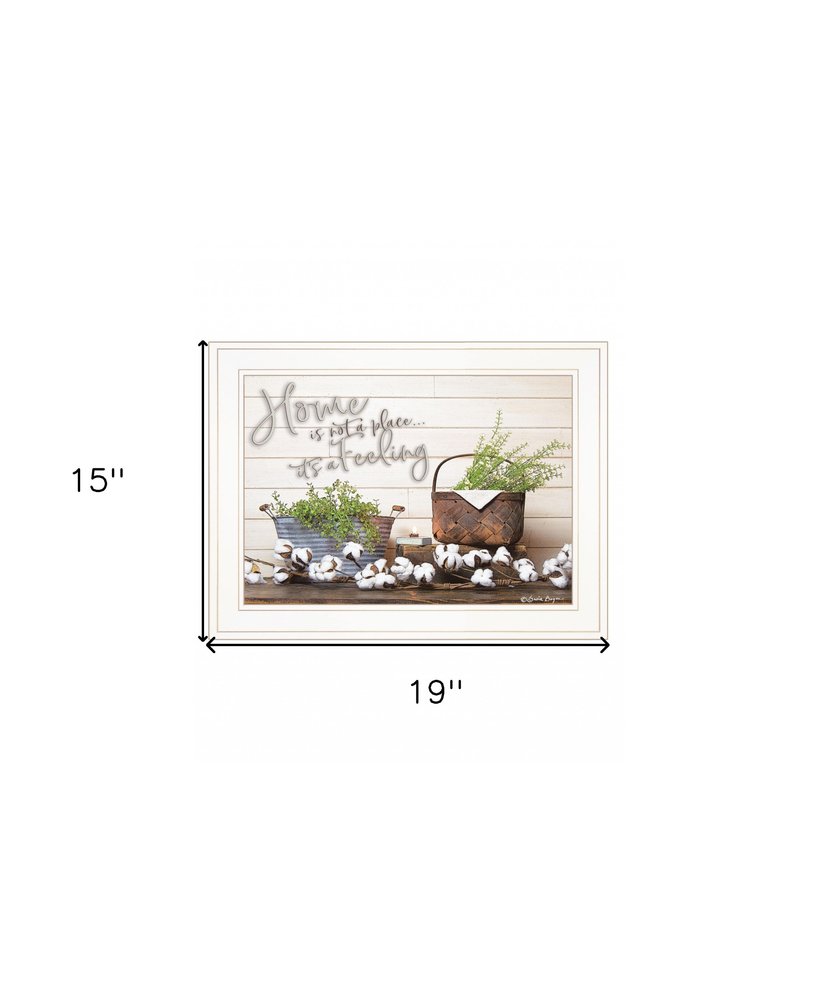 Home is not a Place 2 White Framed Print Wall Art — view 7