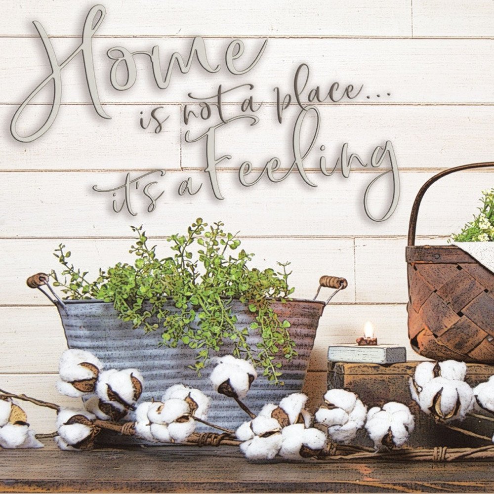 Home is not a Place 2 White Framed Print Wall Art — view 4