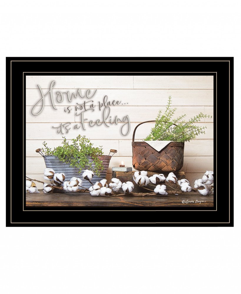 Home is not a Place 2 White Framed Print Wall Art HomeRoots