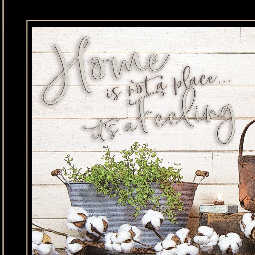 Home is not a Place 2 White Framed Print Wall Art HomeRoots