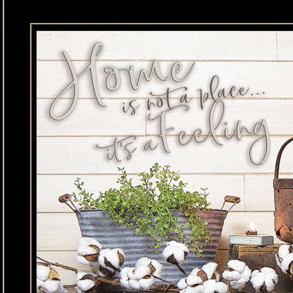 Home is not a Place 2 White Framed Print Wall Art HomeRoots