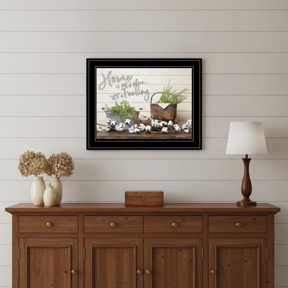 Home is not a Place 2 White Framed Print Wall Art HomeRoots