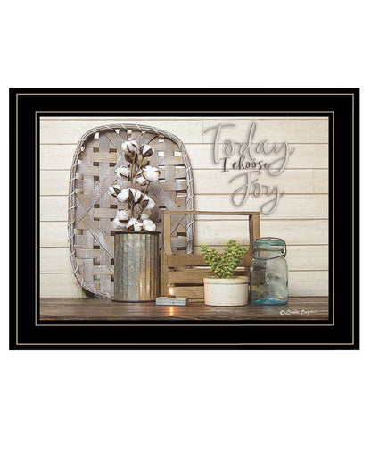 Today I Choose Joy 3 Black Framed Print Wall Art HomeRoots