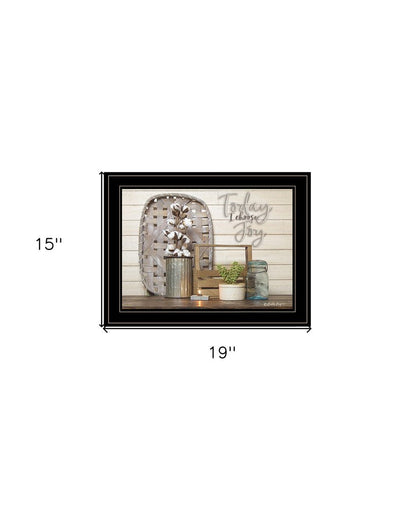 Today I Choose Joy 3 Black Framed Print Wall Art HomeRoots