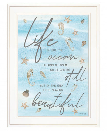 Life is Like 2 White Framed Print Wall Art HomeRoots