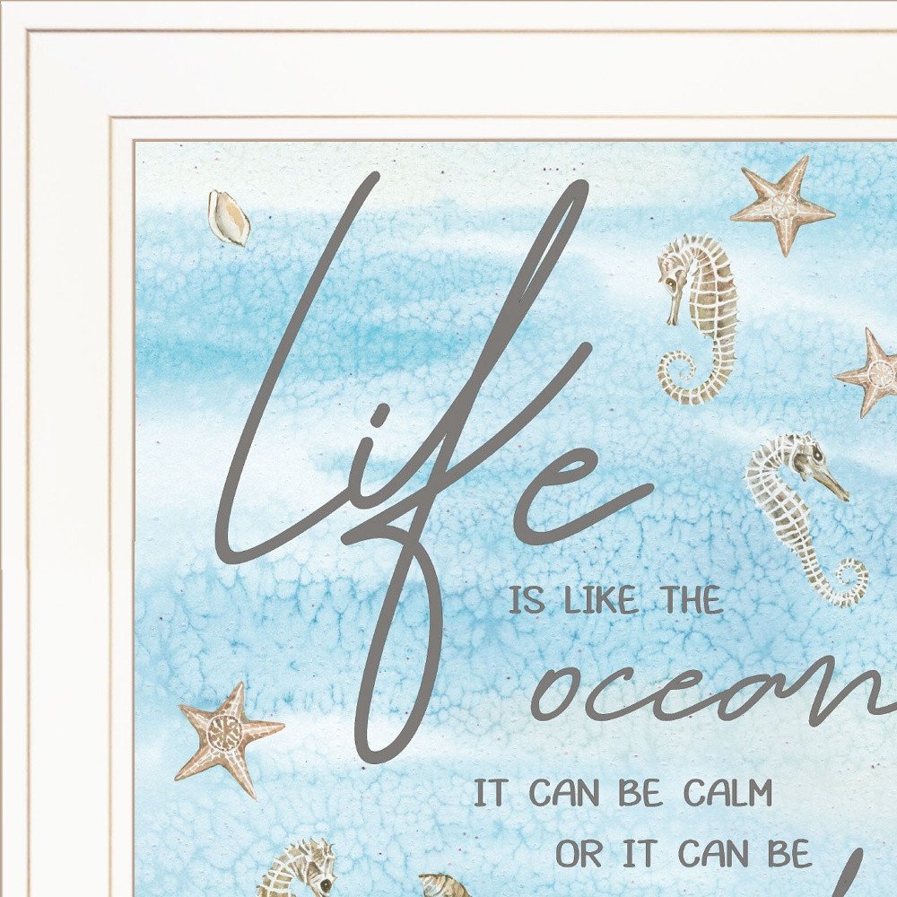 Life is Like 2 White Framed Print Wall Art — view 4