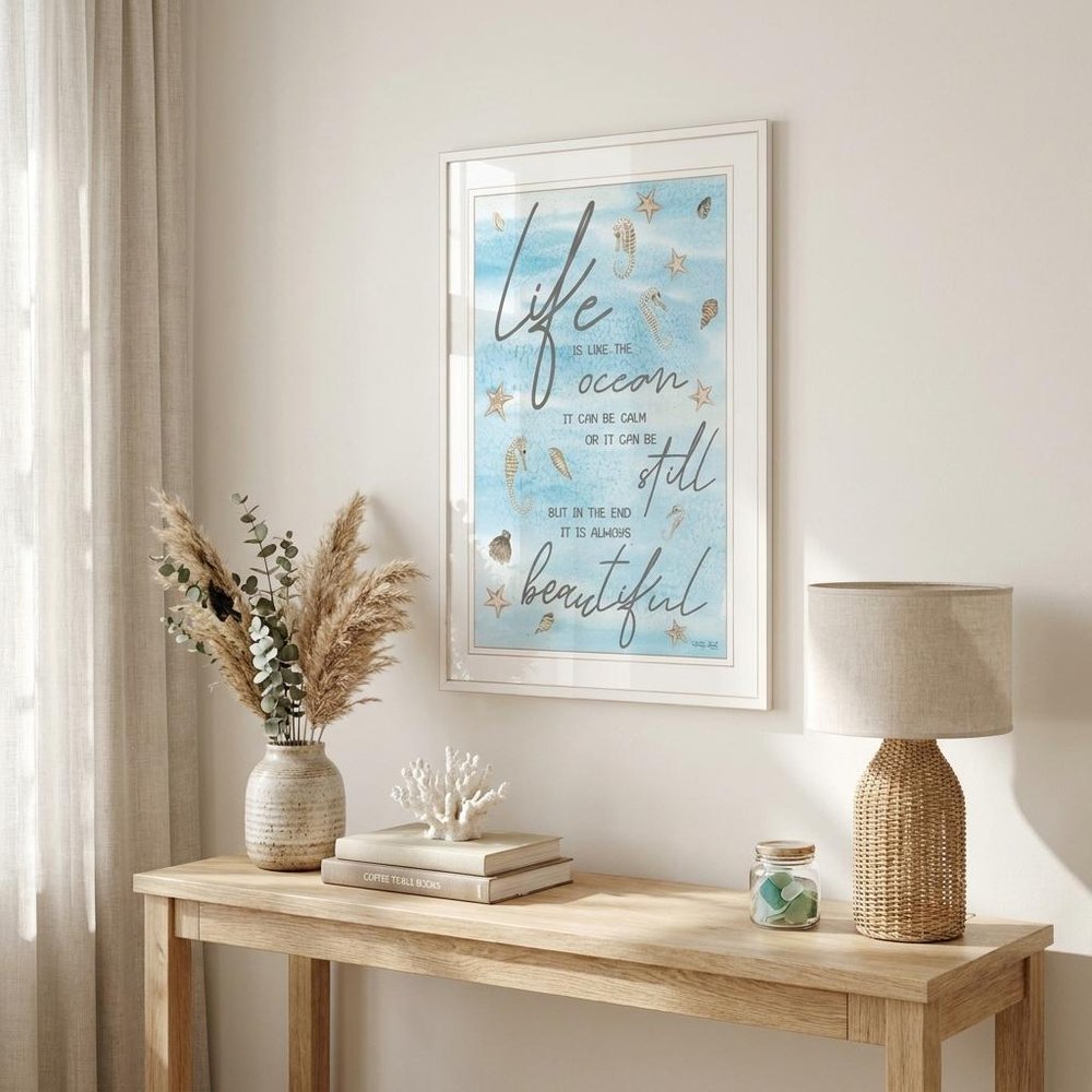 Life is Like 2 White Framed Print Wall Art HomeRoots