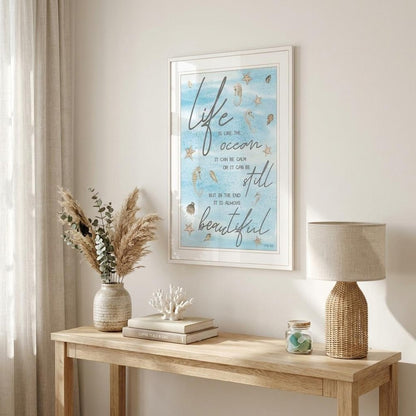 Life is Like 2 White Framed Print Wall Art HomeRoots