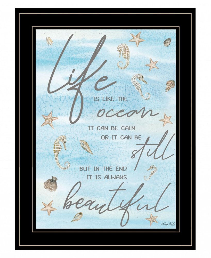 Life is Like 2 White Framed Print Wall Art HomeRoots