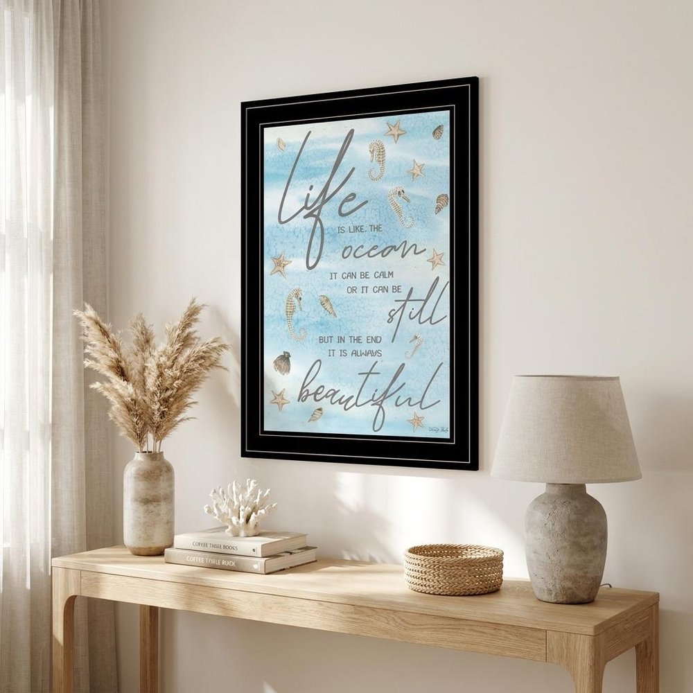 Life is Like 2 White Framed Print Wall Art HomeRoots