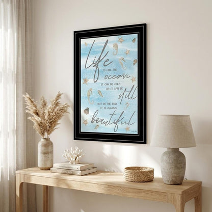 Life is Like 2 White Framed Print Wall Art HomeRoots