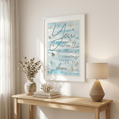 You Can Never 2 White Framed Print Wall Art HomeRoots