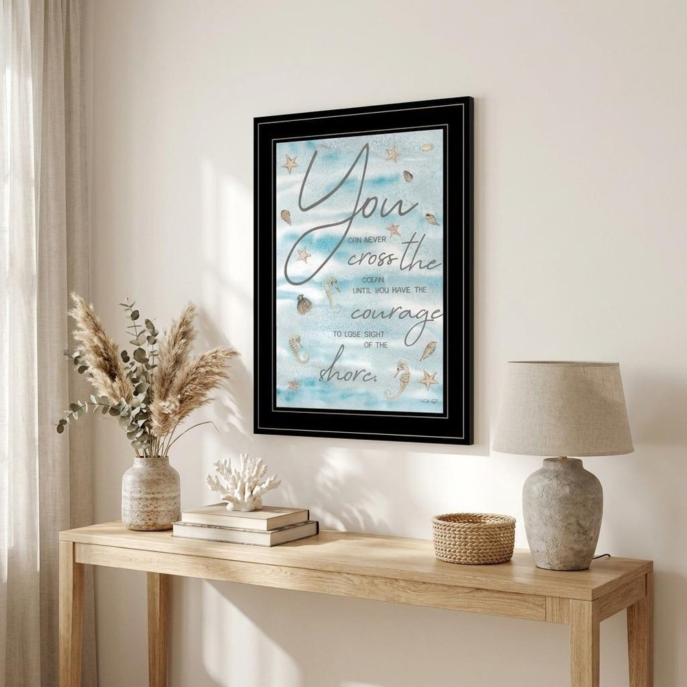 You Can Never 3 Black Framed Print Wall Art — view 1