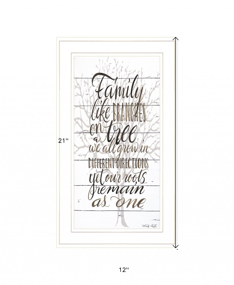 Family 4 White Framed Print Wall Art HomeRoots