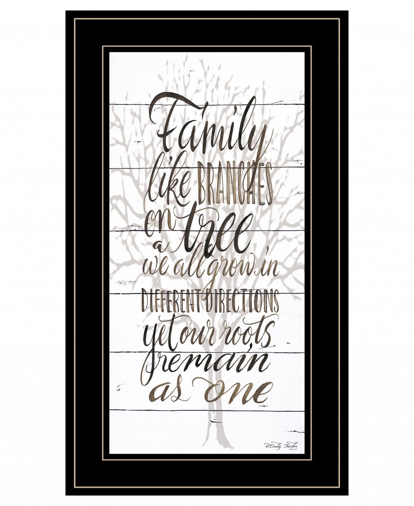 Family 5 Black Framed Print Wall Art HomeRoots