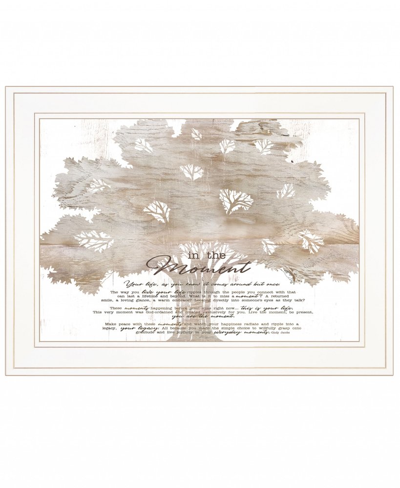 In the Moment 2 White Framed Print Wall Art — view 2