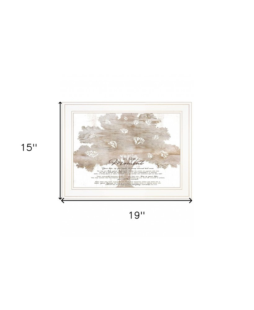 In the Moment 2 White Framed Print Wall Art — view 5