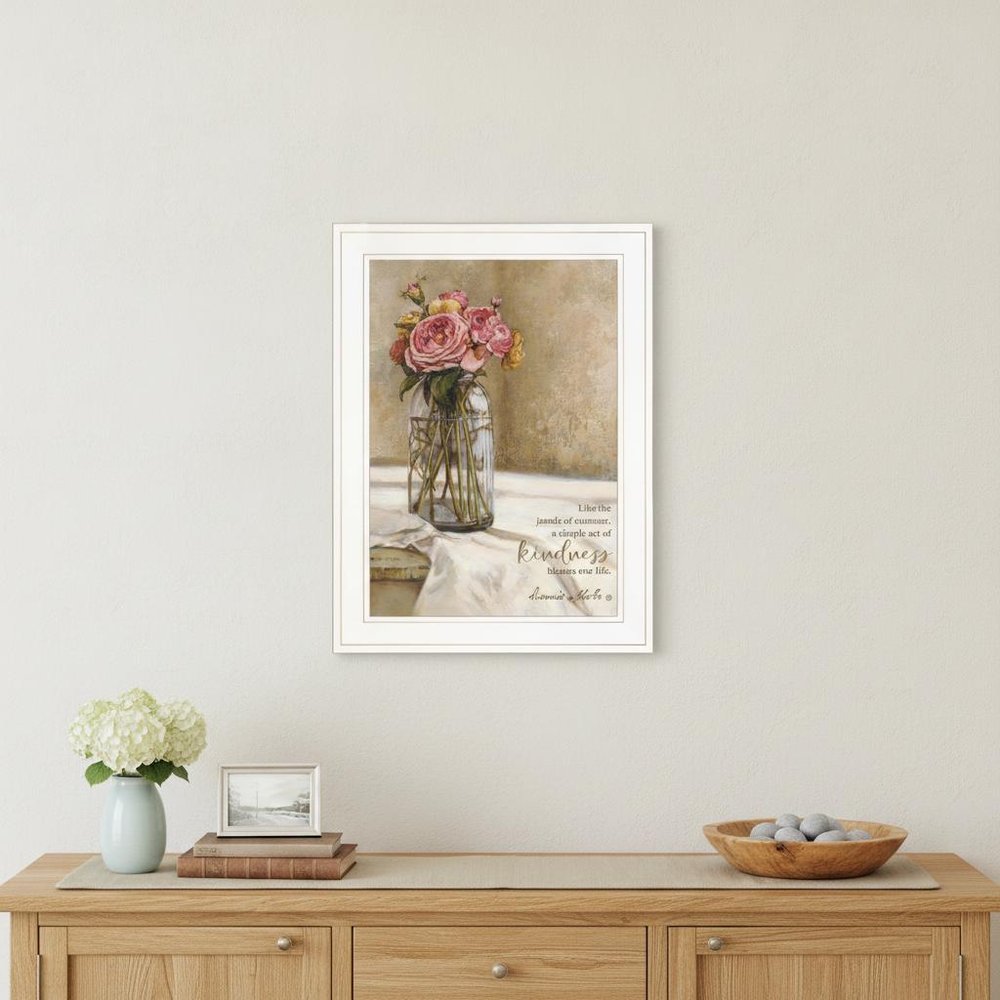 Jewels of Summer 1 White Framed Print Wall Art HomeRoots