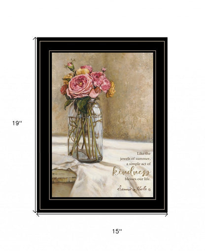 Jewels of Summer 2 Black Framed Print Wall Art HomeRoots
