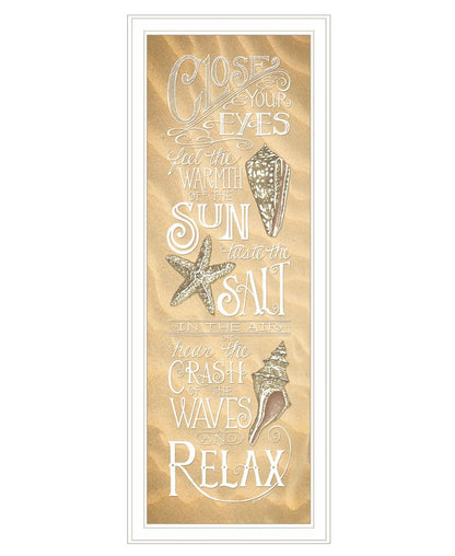 Close Your Eyes 2 White Framed Print Wall Art HomeRoots