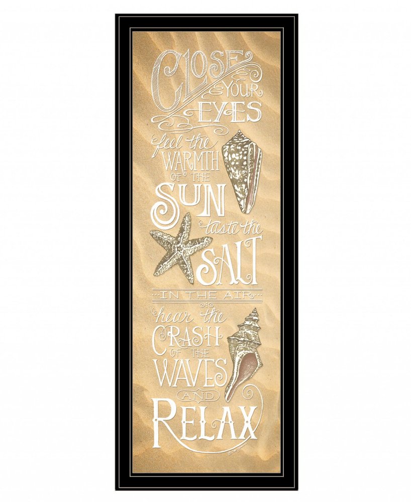 Close Your Eyes 3 Black Framed Print Wall Art HomeRoots