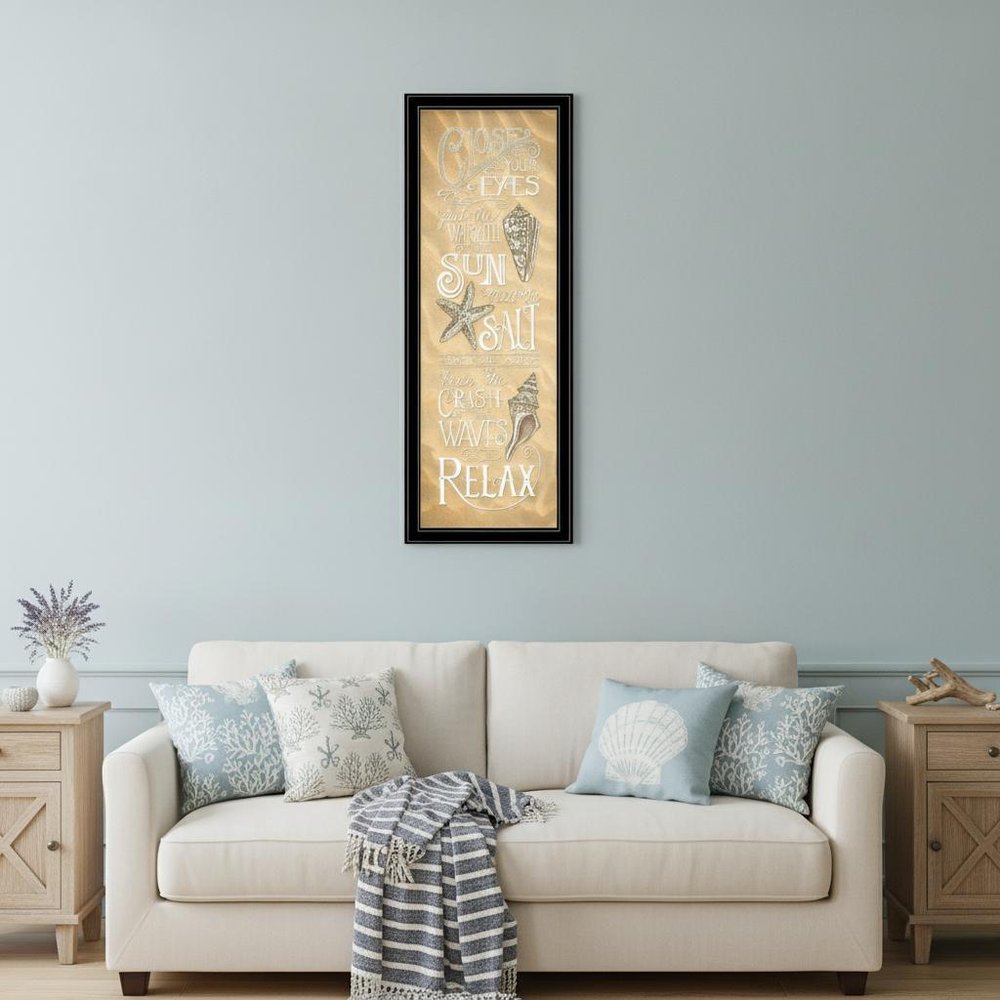 Close Your Eyes 3 Black Framed Print Wall Art — view 5