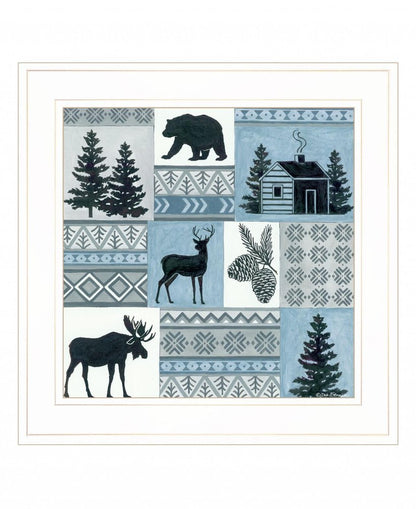 Cabin in the Woods 2 White Framed Print Wall Art HomeRoots