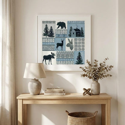 Cabin in the Woods 2 White Framed Print Wall Art HomeRoots
