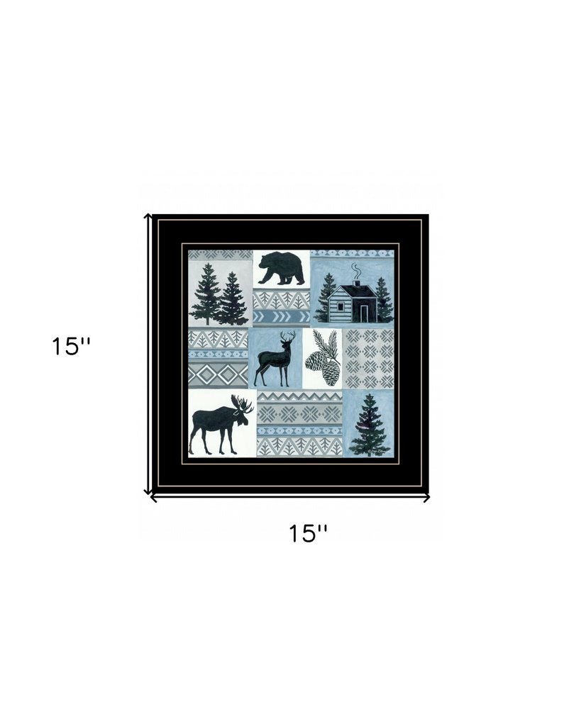 Cabin in the Woods 3 Black Framed Print Wall Art — view 5