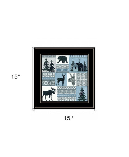 Cabin in the Woods 3 Black Framed Print Wall Art HomeRoots